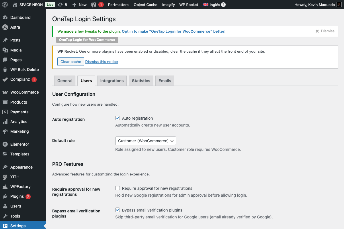 Email Bypass Settings