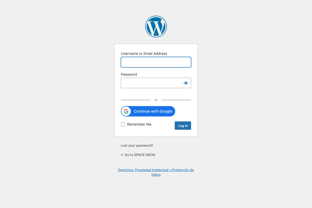 One Tap Popup on wp-login.php