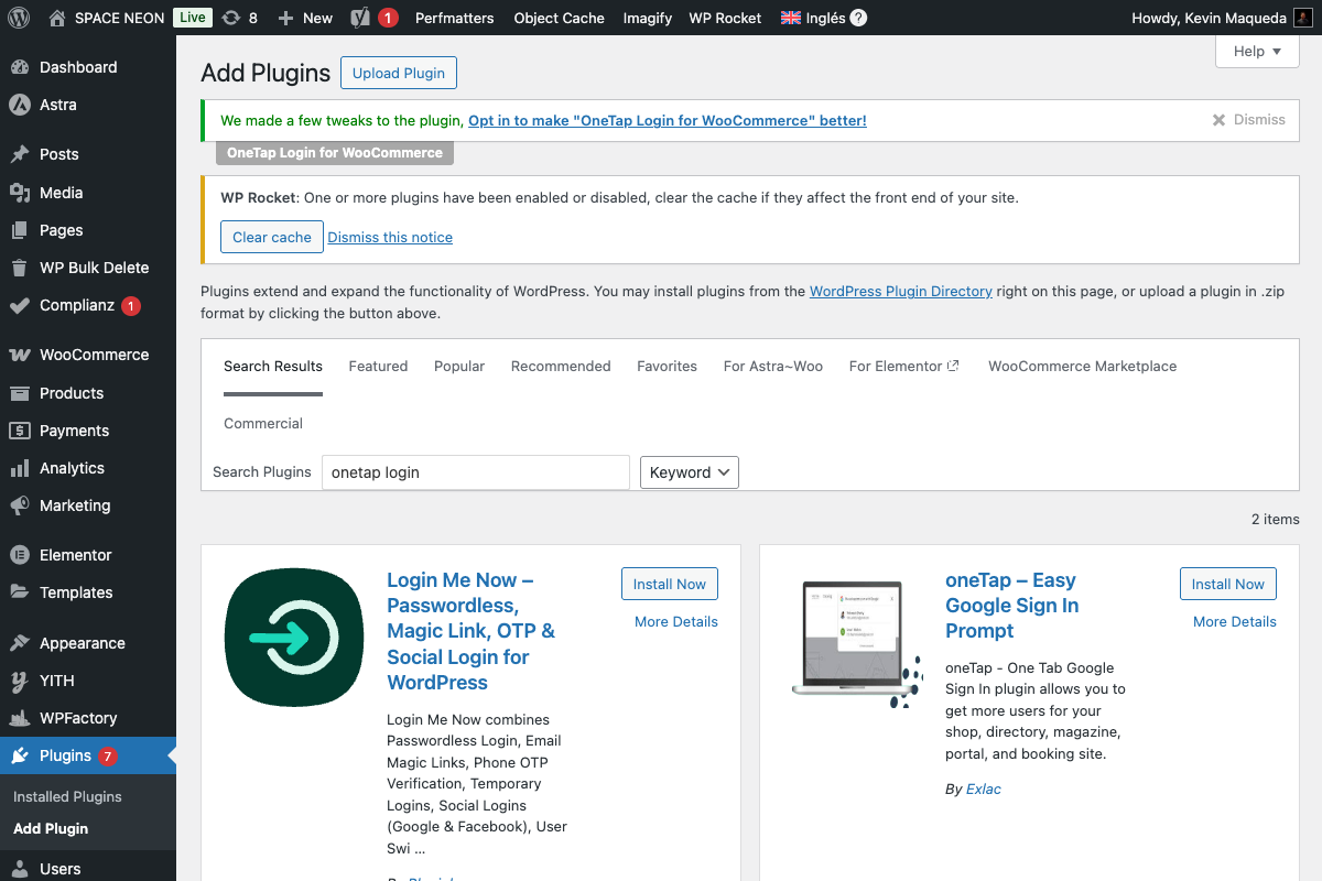 Plugin Install Activate